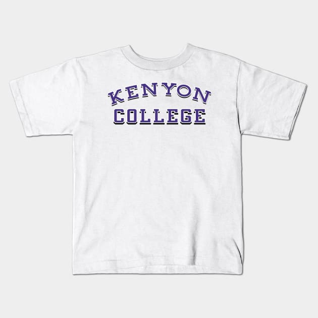 Kenyon College Kids T-Shirt by MiloAndOtis